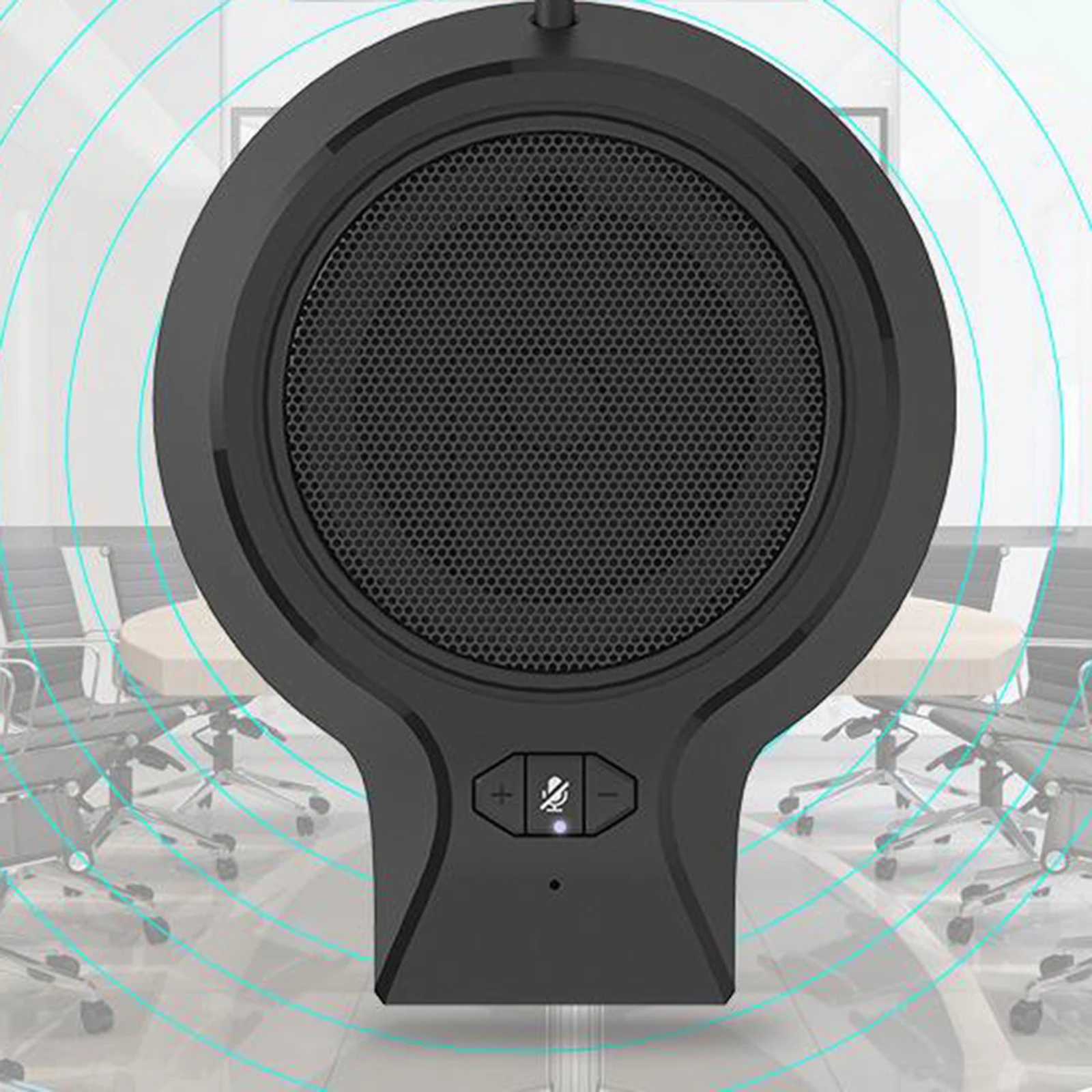

Black USB Conference Computer Desktop Microphone Condenser Mic Plug & Play