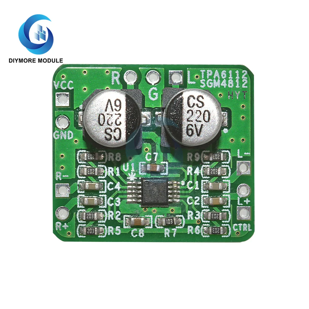Плата усилителя для наушников TPA6112 аудио дифференциальный сбалансированный SGM 4812