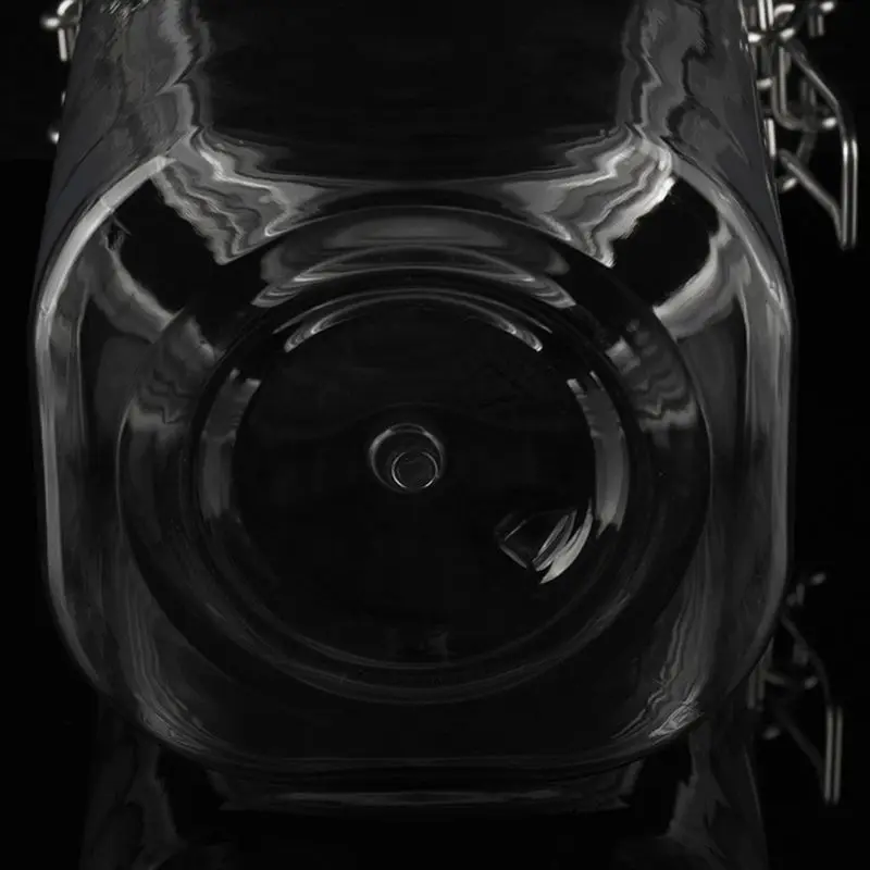 1550 мл пластиковая квадратная прищепка верхняя банка для хранения с герметичной