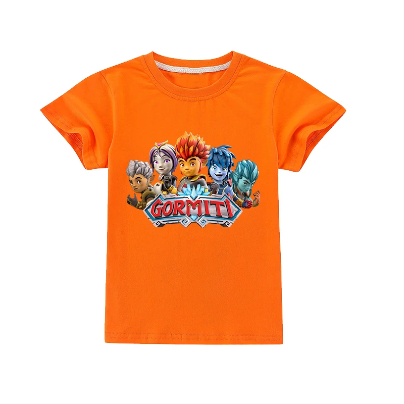 

2020 Summer Clothing Gormiti Game Children Short Sleeve Boys Cotton T-shirts Girls T Shirts Baby Tees Tops Tshirts Kids Costume