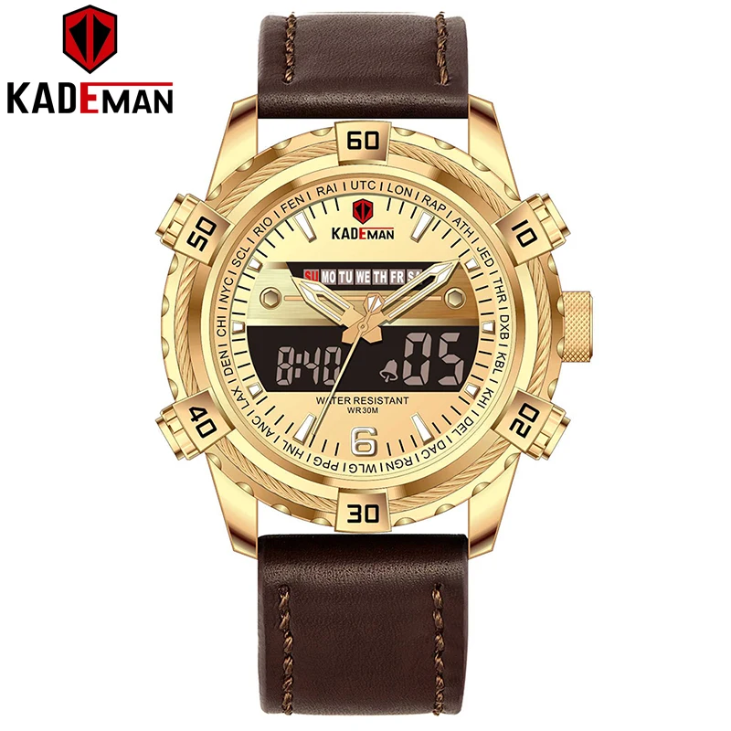 

6173 Luxury Men Sport Watch TOP Brand LCD Digital Watch Military Army Wristwatches Man Automatic Date Clock Relogio Masculino