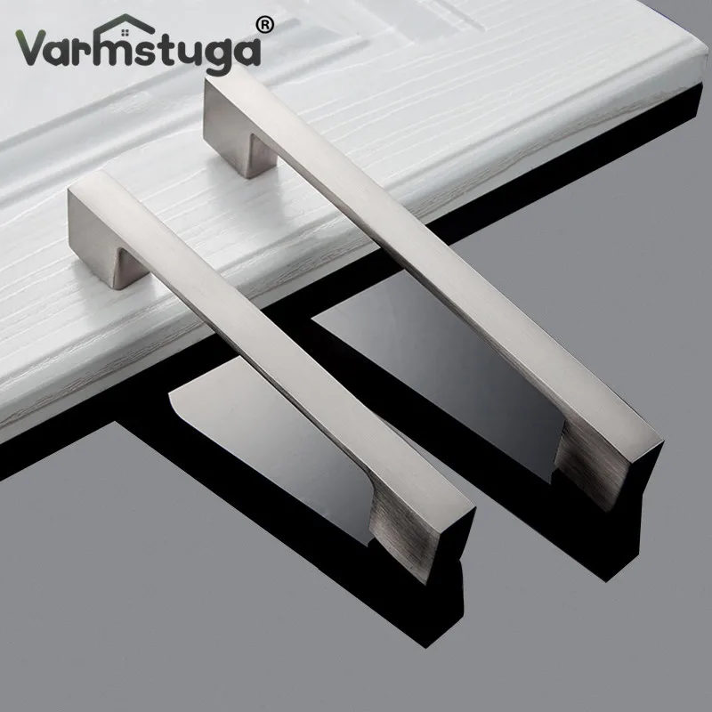 Ручки для шкафа VARMSTUGA ручки ящиков из алюминиевого сплава дверная ручка матовая