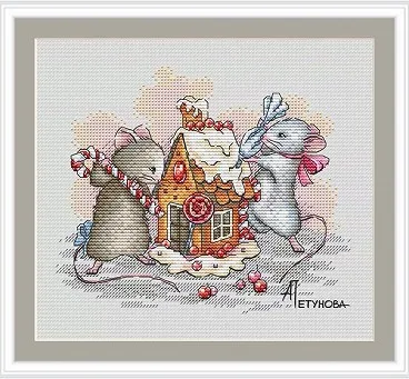 

Cross Stitch Kit Embroidery Homfun Craft Bears Cross Stich Painting Joy Sunday Christmas Decorations For Home Homefun ZZ521