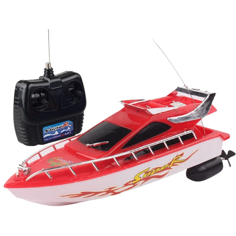 

Mini RC Boats 5KM/H ABS Outdoor Electric Remote Control Speedboat Racing Toy Model for Kids Children Birthday Gift 2.4G 4 CH