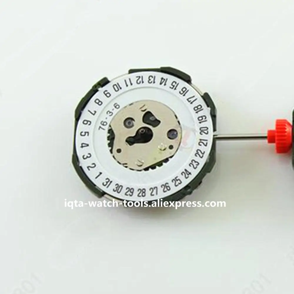 Кварцевый механизм сменные часы дата 3 на 6 с регулируемым стержнем для Miyota 2115 |