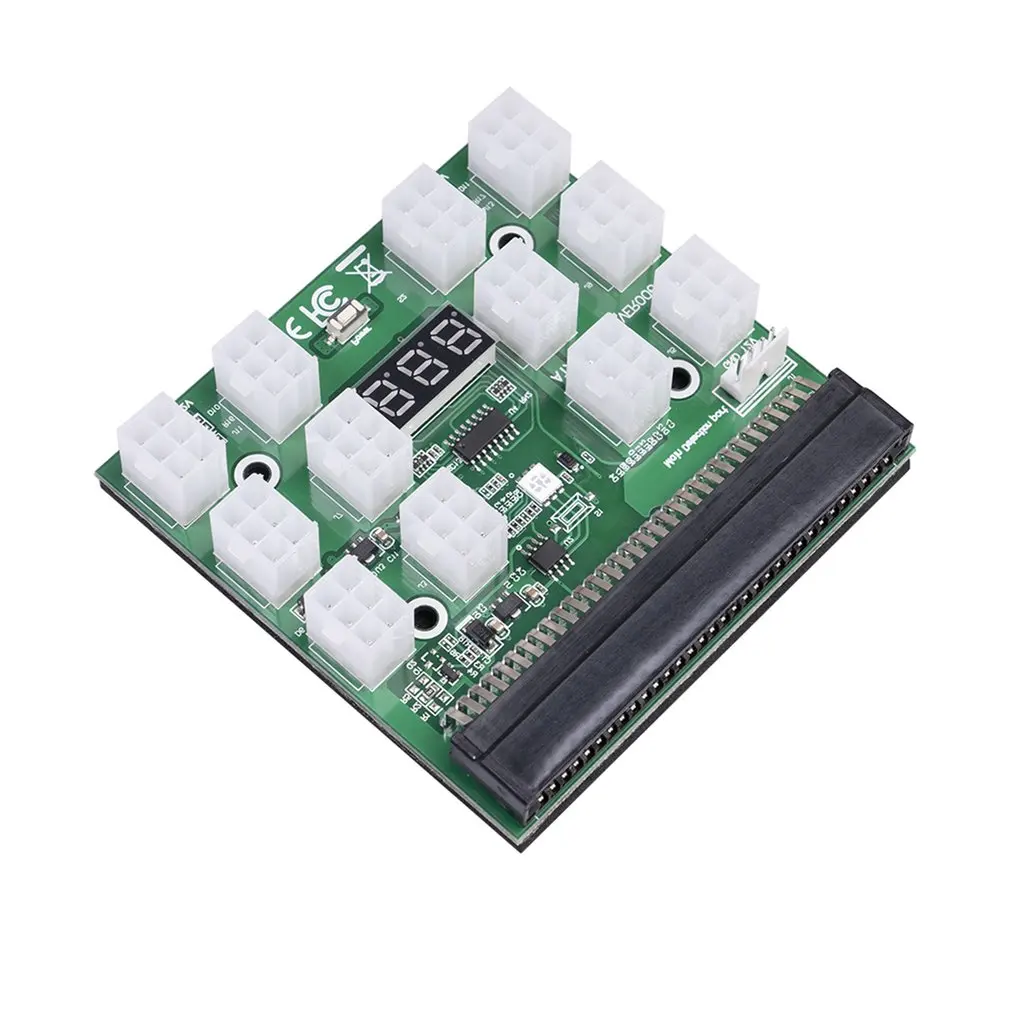 

Durable Server Power Board With LED Voltage Display Floppy Drive 4Pin For DPS-1200FB A DPS-1200QB A + 12pcs Power Cable