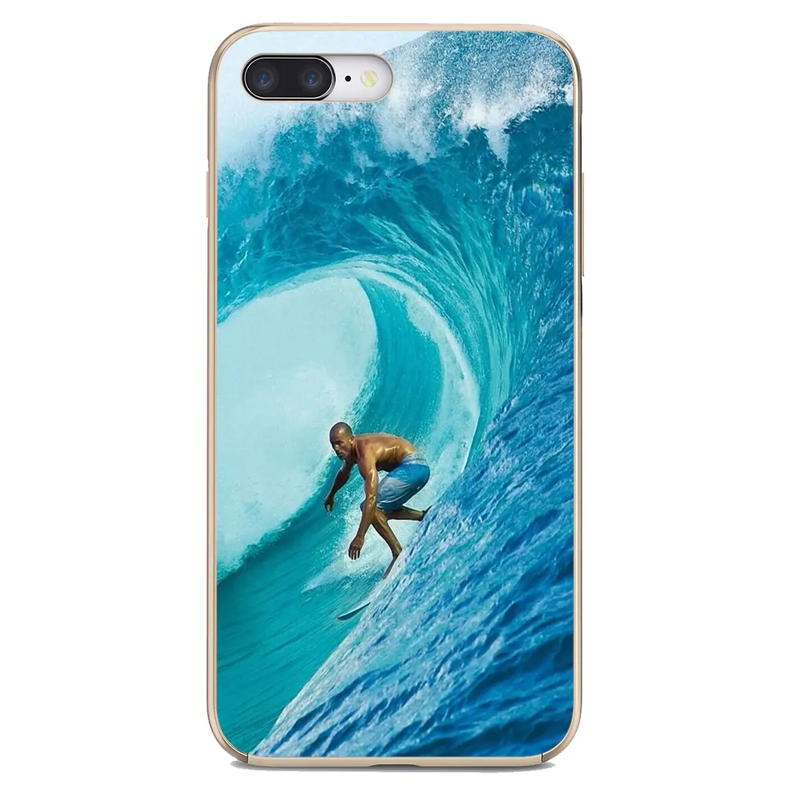 Мягкий чехол из ТПУ для LG G5 G6 G7 Q6 Q7 Q8 Q9 V10 V20 V30 X Power 2 3 Spirit G2 G3 G4 Mini Sea-wave-surf-summer-surf-ocean -