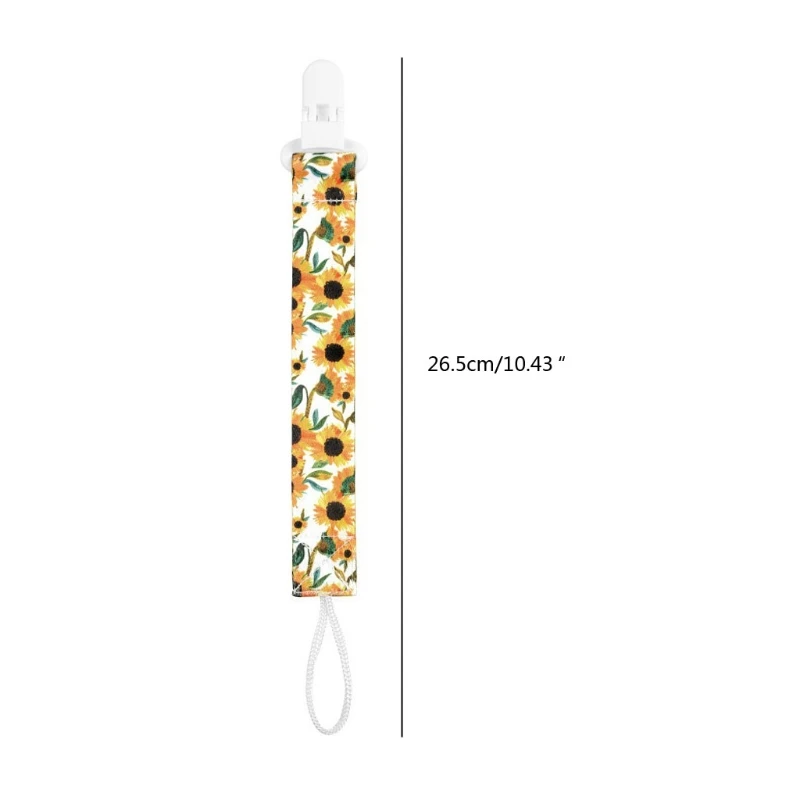 

4 Pcs/Pack Dummy Clips Baby Pacifier Clips Pacifier Holder Straps for Girls Plastic Teething Clips