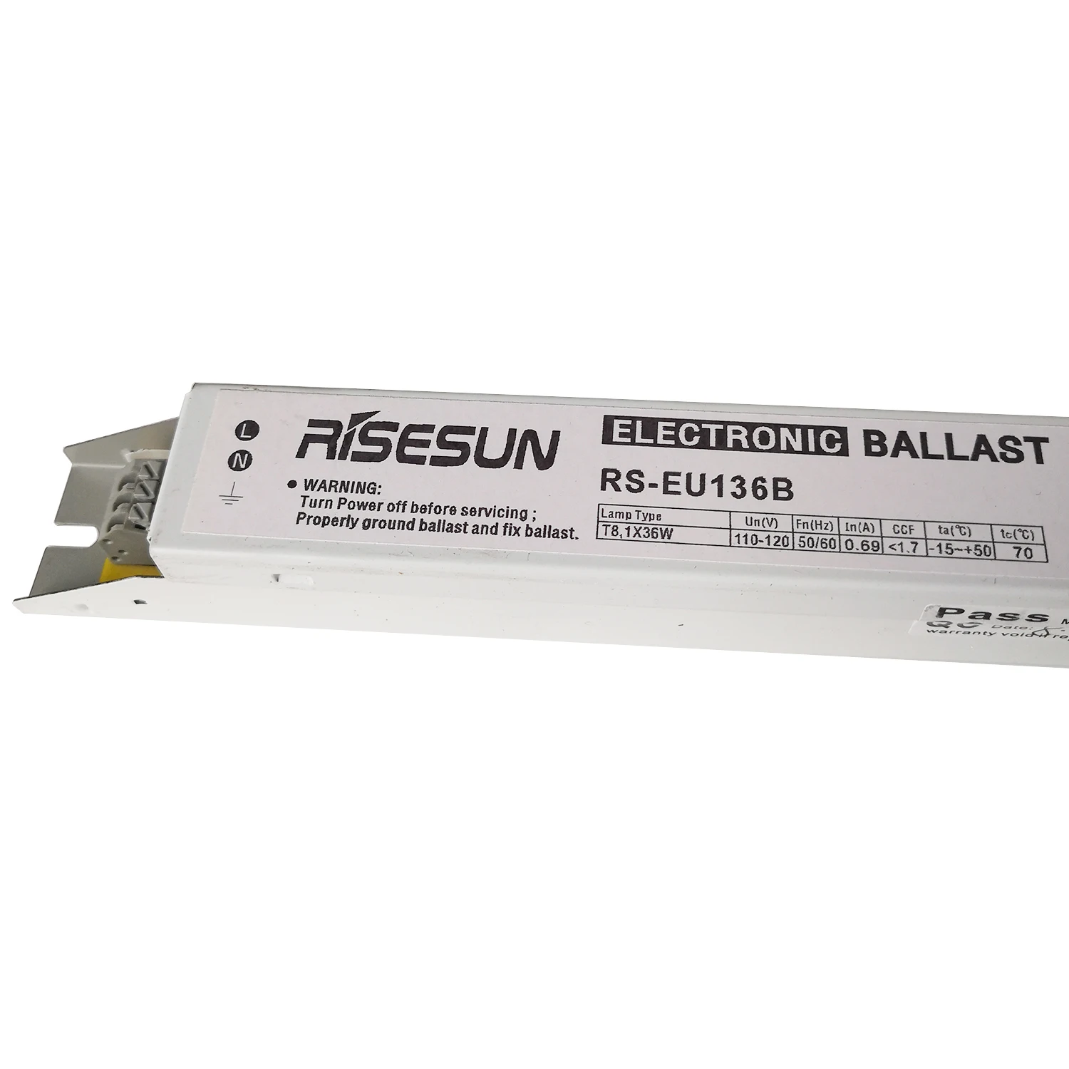 Risesun RS-EU136B 110V 36WX1 T8 VU Lamp Electronic Ballast стартер освещения EEI = A3 2 шт. в упаковке | Лампы и