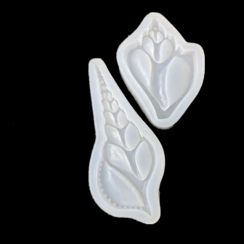 

DIY Crystal Epoxy Resin Mold Silicone Shell Conch Mould Keychain Decorations Handmade Crafts Jewelry Pendant Making Tool