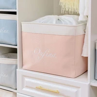 cloth storage baskets laundry hamper foldable kids toy storage box home organizer quilt dirty clothes toy basket with lid