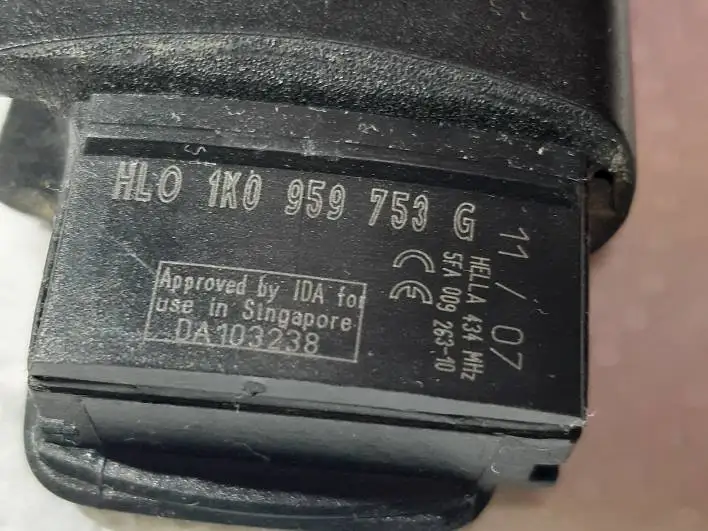 KEYYOU 3 кнопки дистанционного брелока 434 МГц с ID48 1K0959753G для VOLKSWAGEN VW PASSAT B5 B6 Skoda Tiguan Touran GOLF JETTA POLO