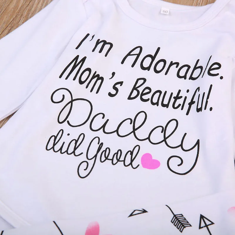 Комплект из 4 предметов Одежда для новорожденных Комбинезон с длинными рукавами