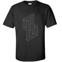 Geometry Intelligence Tshirts Optical illusion Abstract Shape Tshirts for Men 3D Printed Math T-Shirt Europe Size Father Tees