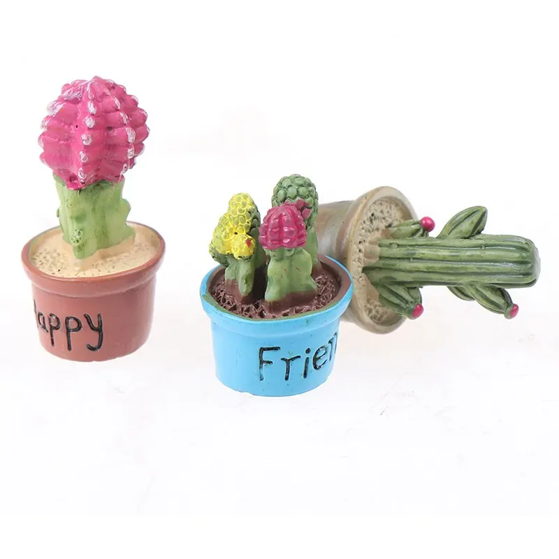 

5pcs 1/12 Scale Dollhouse Miniature Accessories Mini Succulent Bonsai Simulation Potted Plant Model Toy Random style