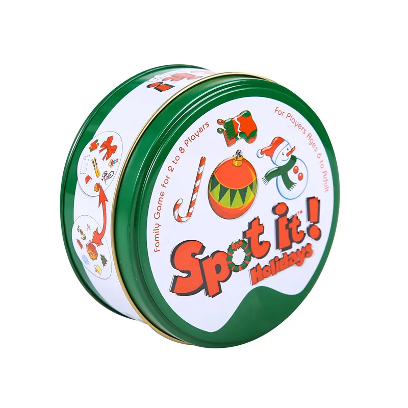 Игровые карты Spot it Dobble животные алфавит буквы цифры детские игрушки быстро