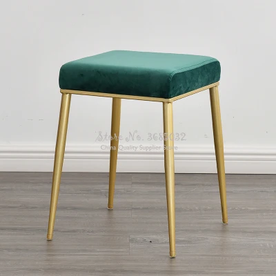 Nordic Dressing Table Stool Simple Modern Net Red Ins Makeup Chair Iron Bedroom |