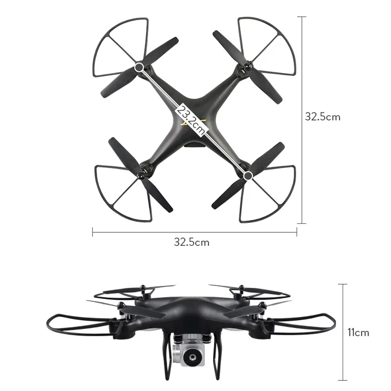 Оригинальный Дрон JJR/C JJRC H68 с камерой режим удержания высоты Безголовый вертолет