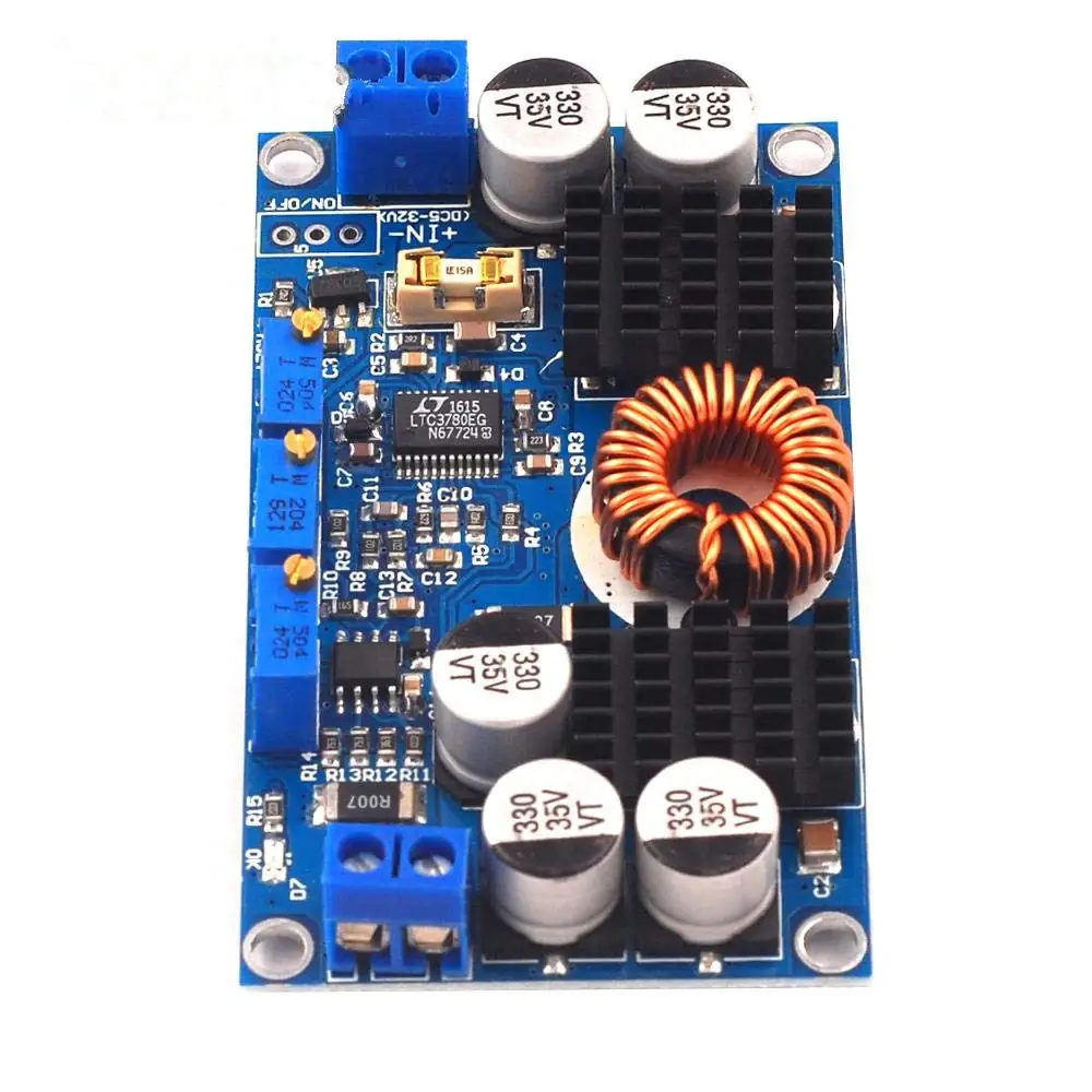 1pcs LTC3780 DC-DC 5-32V to 1V-30V 10A Automatic Step Up Down Regulator Charging Module Power Supply |