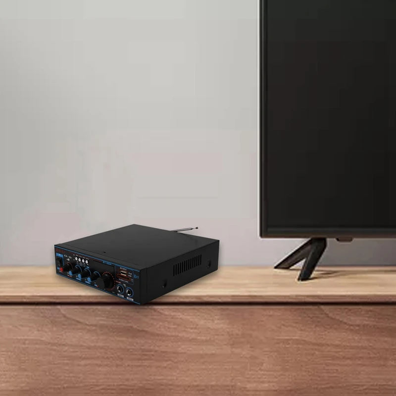 800W o Мощность усилитель с вилкой формата US 12/220V 2 канала мини Hi-Fi Беспроводной Bluetooth