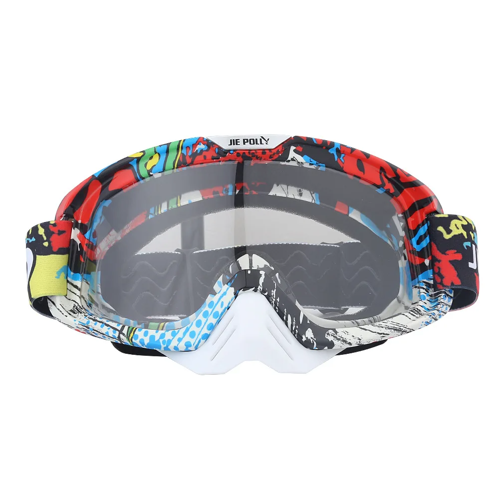 H Motocross Goggles Glasses Off-Road ATV Dirt Bike MX Downhill DH Goggles Ski Glasses Motorcycle Goggles Racing Eyewear - Цвет: H