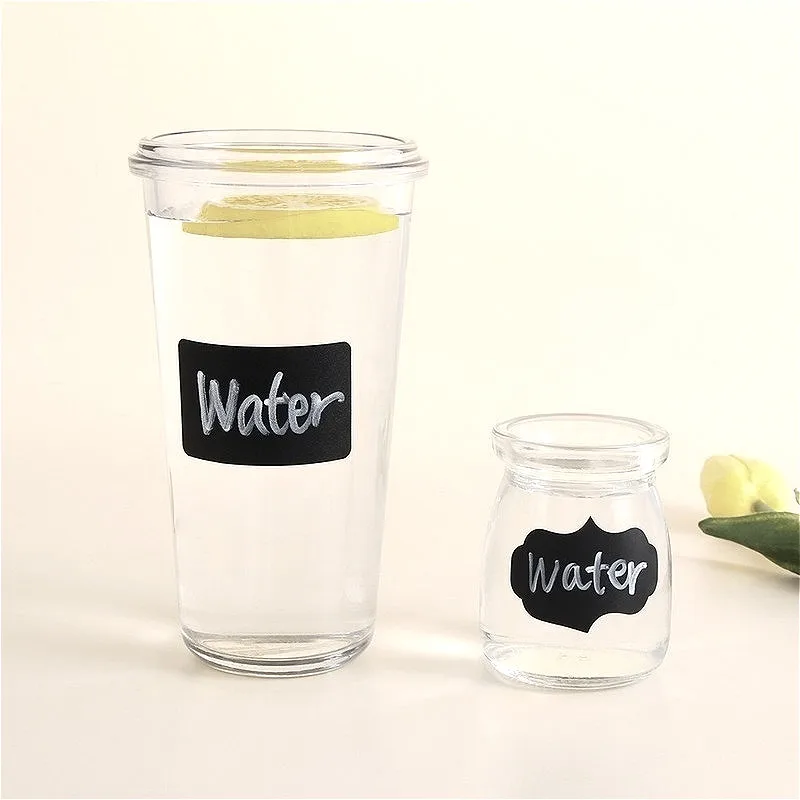 120pcs/roll Erasable Blackboard Sticker Waterproof Label Stickers Name Spice Bottle Home Jam Jar Organizer Labels | Канцтовары для