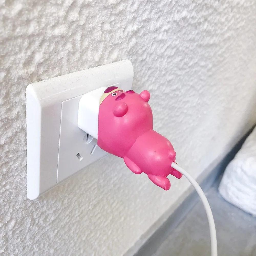 Аксессуар кабеля силиконовый держатель кабеля большой животное укус USB зарядное устройство Штекер кабель протектор для iphone 8 7 6 5 USB кабель защиты