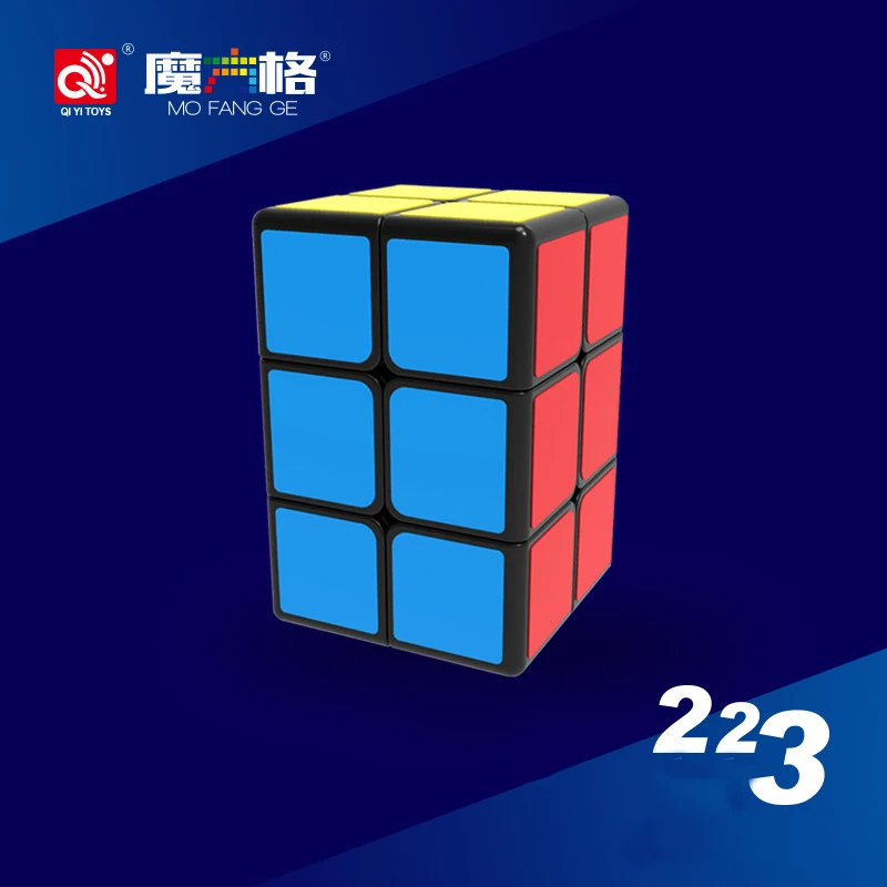 

Волшебные кубики QiYi MoFangGe 2x2x3, наклейки 223, скоростные Кубики-головоломки для детей, детские строительные игрушки, рождественские подарки