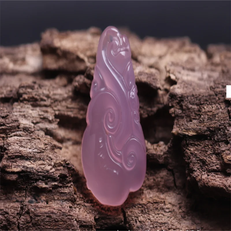 Горячая Распродажа натуральный цветной халцедон ручной вырезания Ruyi в четырех