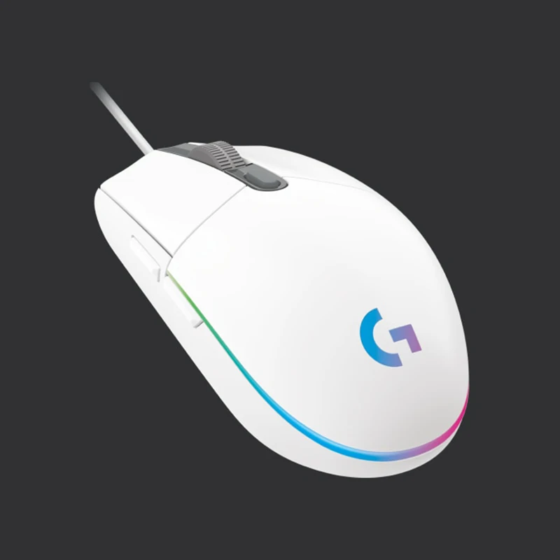2020 Logitech G102 LIGHTSYNC Gaming Mouse Black/White/Blue with Streamer Effect 8000 DPI New Upgrade 2 Generation Game | Компьютеры и