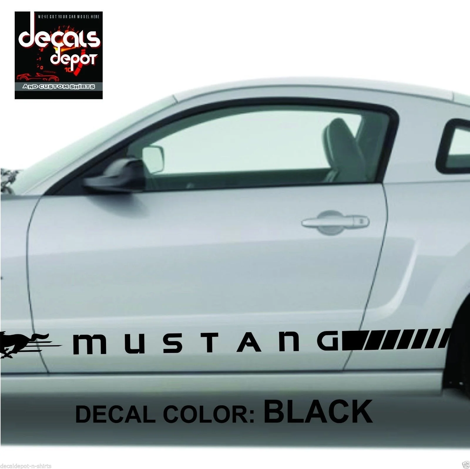 Для 2 шт рокер панель полосы для ford Shelby Mustang GT V6 Ecoboost Fastback трансформер