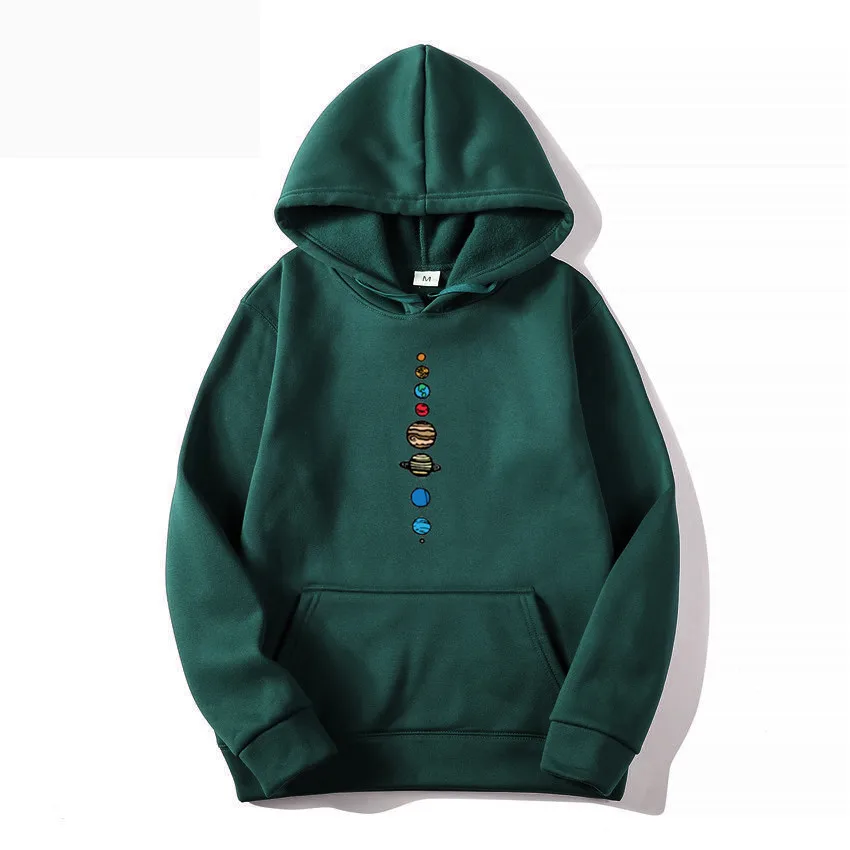 

2021 Fall Winter Fashion Men's White Hoodie Men's Casual Simple Printed Harajuku Yellow Sweater Black Couple Top