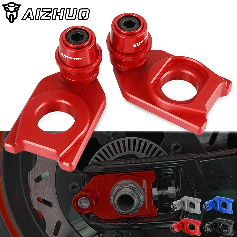 

TL500 Motorcycle Adjustment Chain Block Swingarm Spools Rear Wheel Sliders Axle Stand Hook Set FOR SYM MAXSYM TL 500 2020-2021