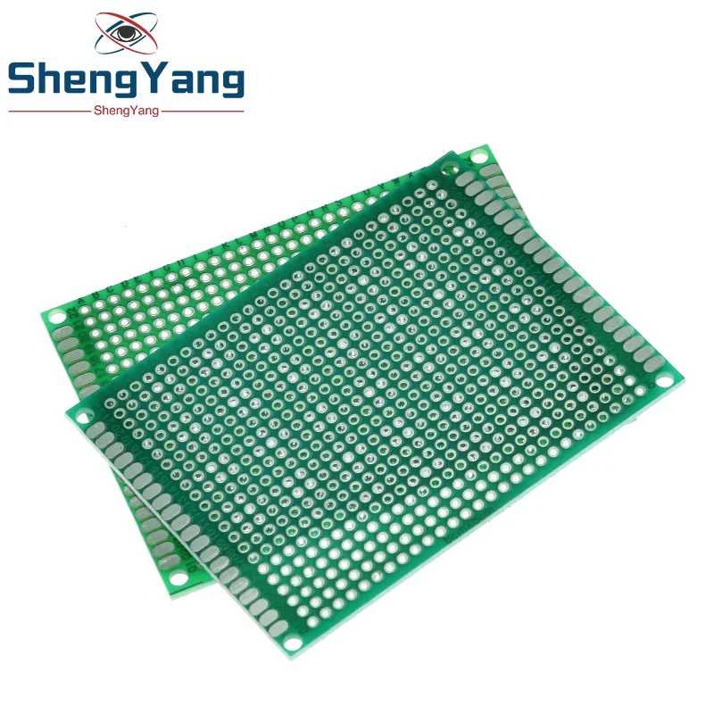 1 шт. в партии 6*8 6X8cm двойная сторона Прототип pcb Универсальный макет печатной