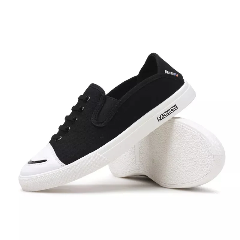 

RE Low Price Men Canvas Skate Casual Shoes Men's Flat Shoes Soft Soles Comfortable Light Breathable Fashion Shoes