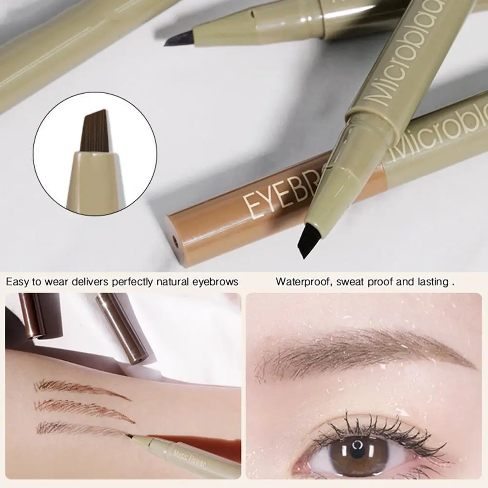 

1pcs Waterproof shaping eyebrow cream Water Eyebrow Effect Naturally Pencil Pen Microblading Long-Lasting Lady Stereoscopic I4Z7
