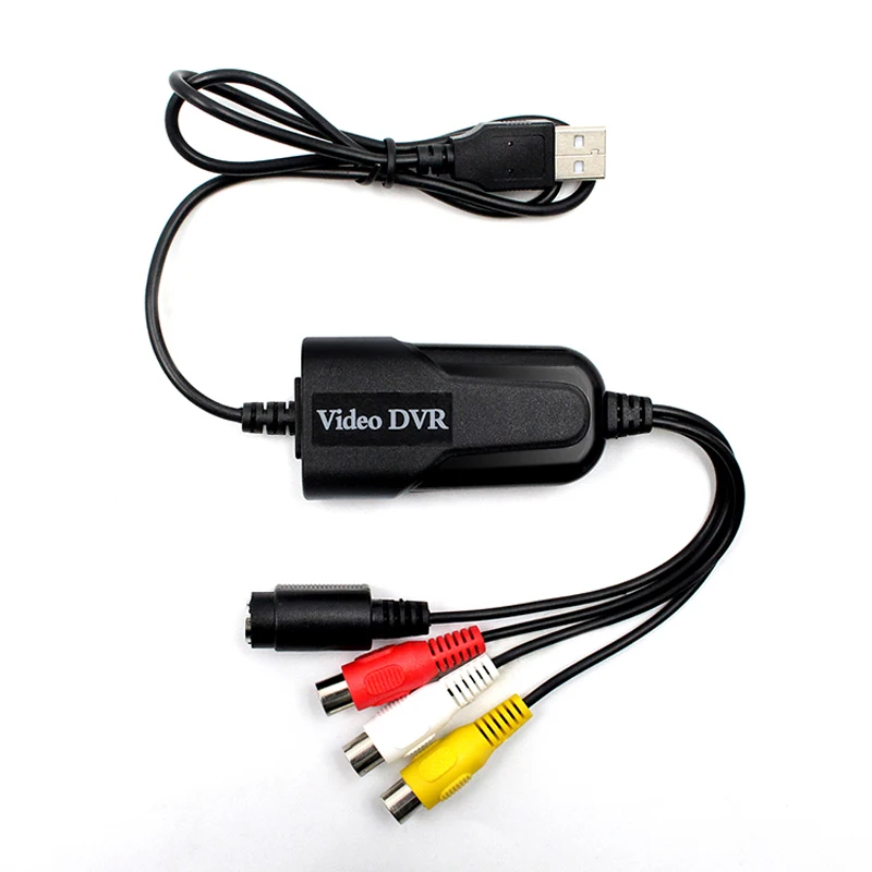 

H1111Z Новый адаптер для захвата аудио-и видеосъемки USB 2,0 адаптер для захвата VHS на DVD для Windows 10/8/7/XP