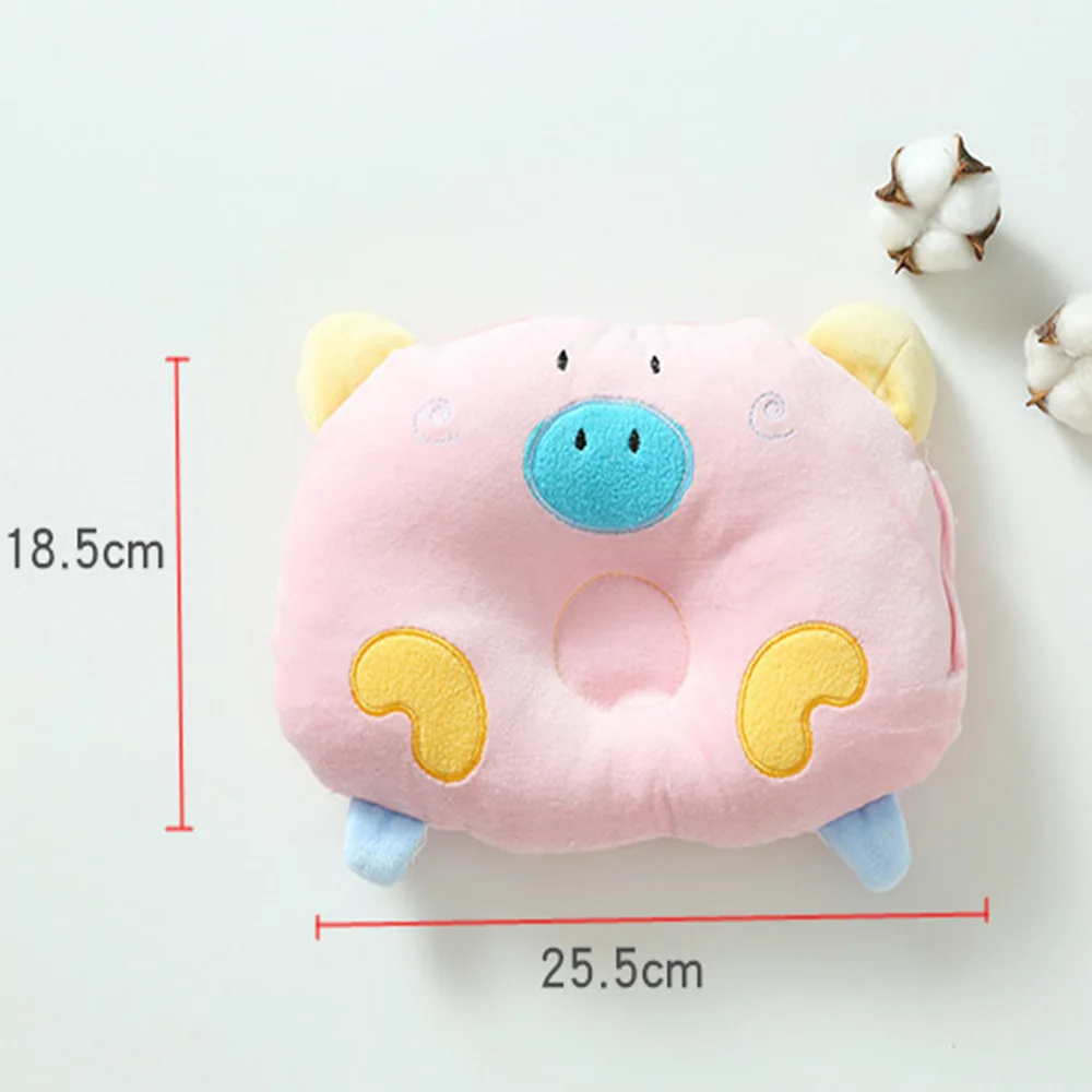 

Cute Sleeping Support Infant Pillow Prevent Flat Head Cushion Plush Animal Shape Pillow Soft Comfortable Candy Color Baby Stuff