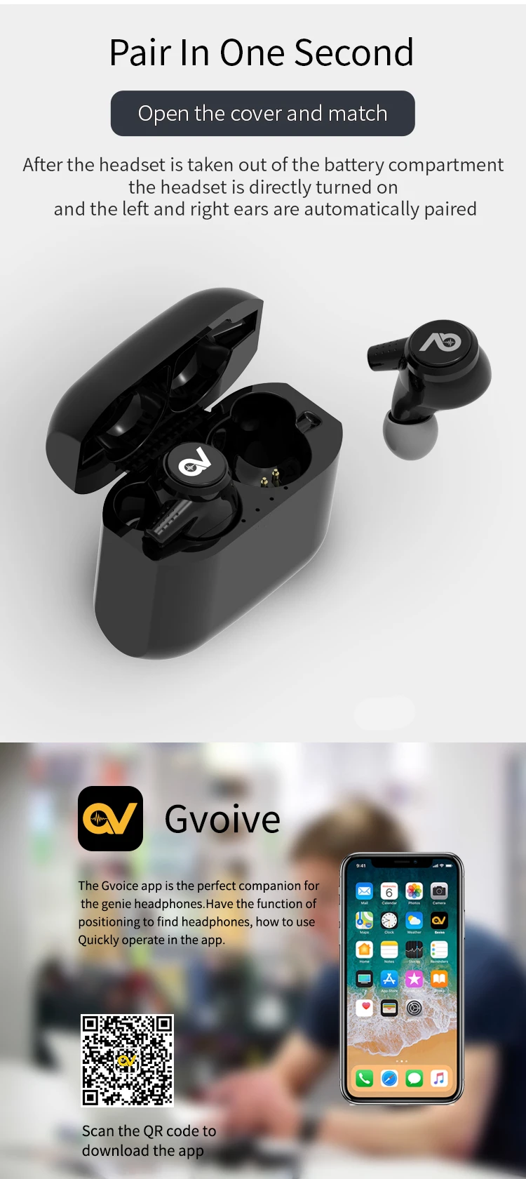 Новые TWS наушники Bluetooth 5,0 беспроводные наушники стерео в ухо Bluetooth водонепроницаемые мини беспроводные вставные наушники