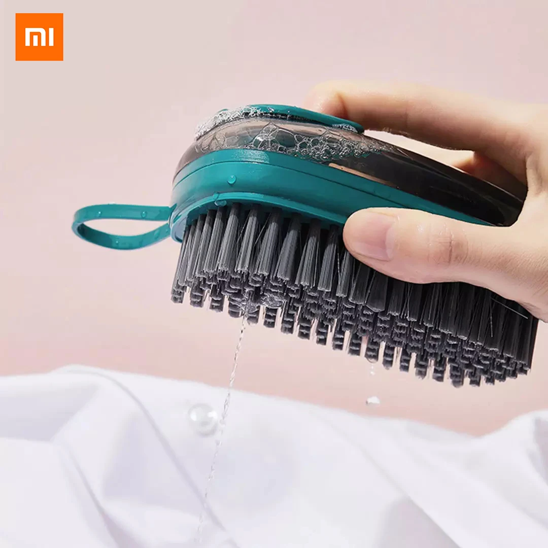 

New Xiaomi Multifunctional household soft hair plus liquid cleaning brush Three different brush heads to meet all kinds needs