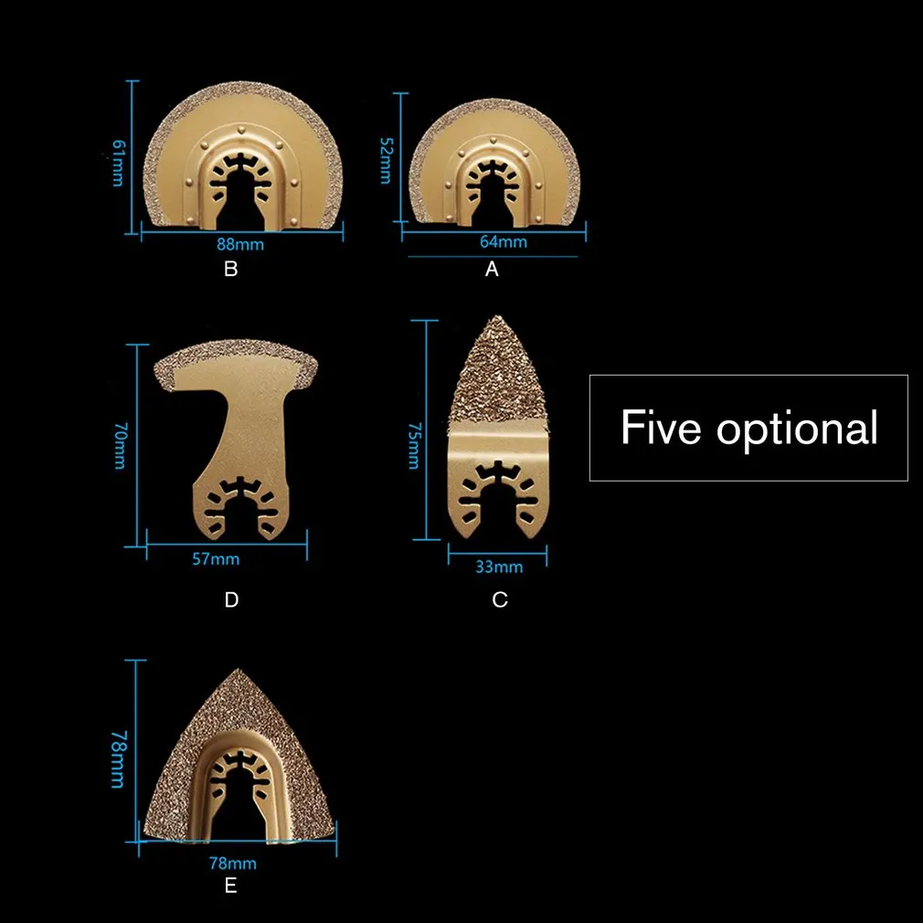 Алмазный Карбид Многофункциональный осциллирующий инструмент шлифовальные
