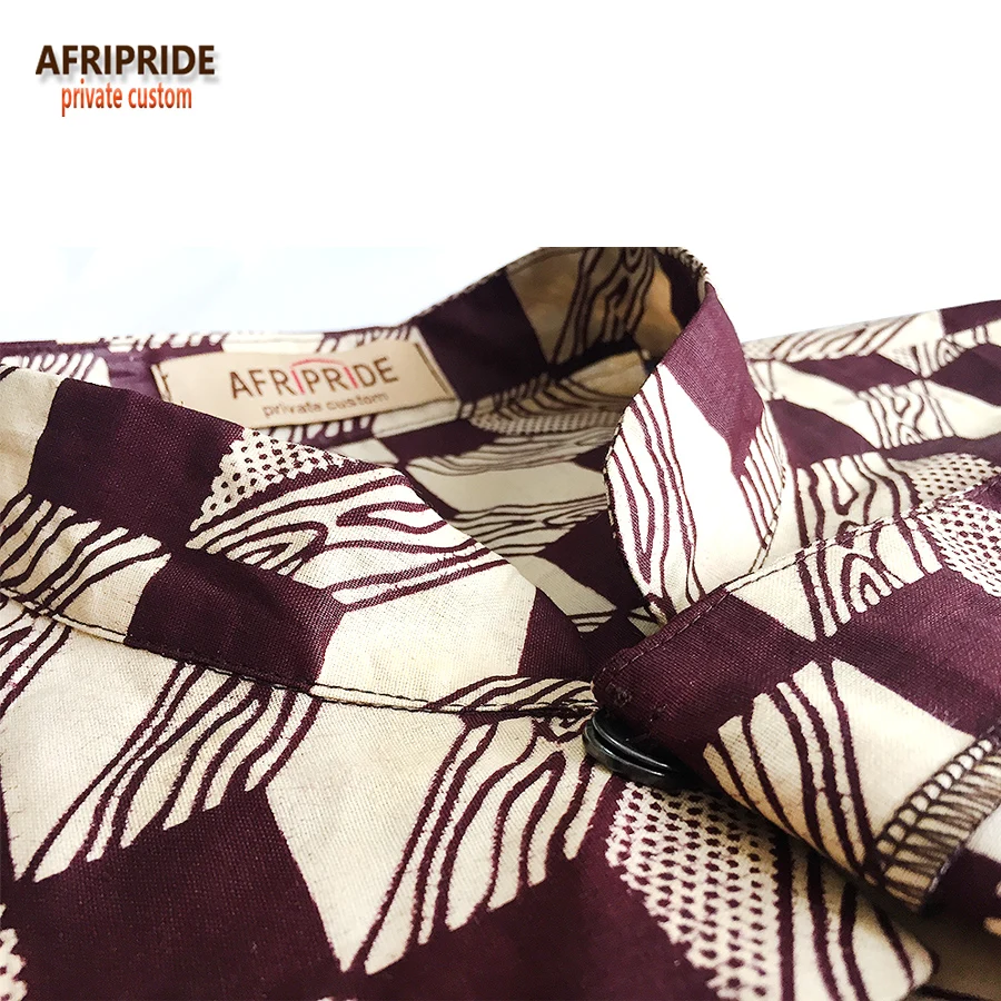 Африканская одежда 2018 осеннее Мужское пальто AFRIPRIDE с длинным рукавом однобортное