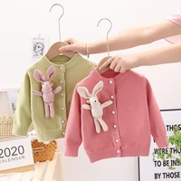 baby girls sweaters 1 4t kids knitted jacket llittle kids long sleeve toddler bottoming shirt thin comfortable baby clothes coat