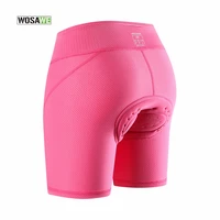 wosawe professional cycling shorts women road mountain bike mtb cycling underwear tights elastic gel padded bike bicycle shorts