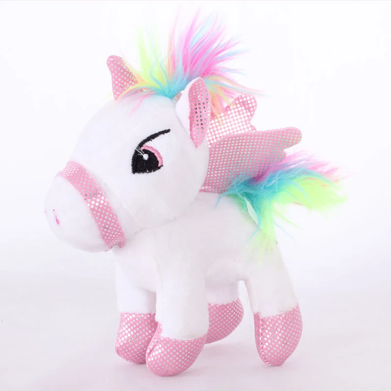 

15CM Unicorn Plush Stuffed Toy Doll Pillow Cushion Gifts for Couple Girls