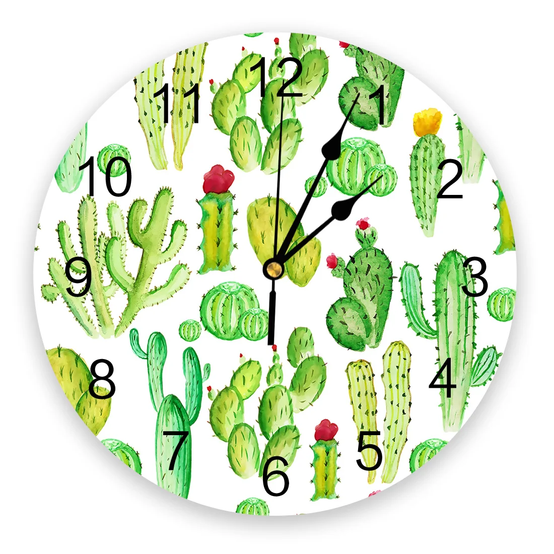 часы кактус