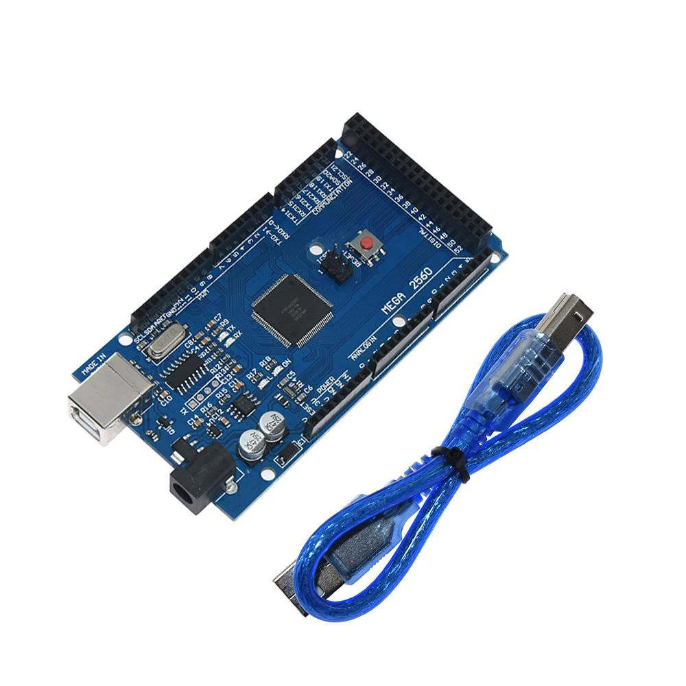 Детали 3D-принтера Reprap Ramps 1,4 комплект с Mega 2560 R3+ Heatbed MK2B+ 12864 ЖК-контроллер+ A4988 Драйвер+ концы+ кабели