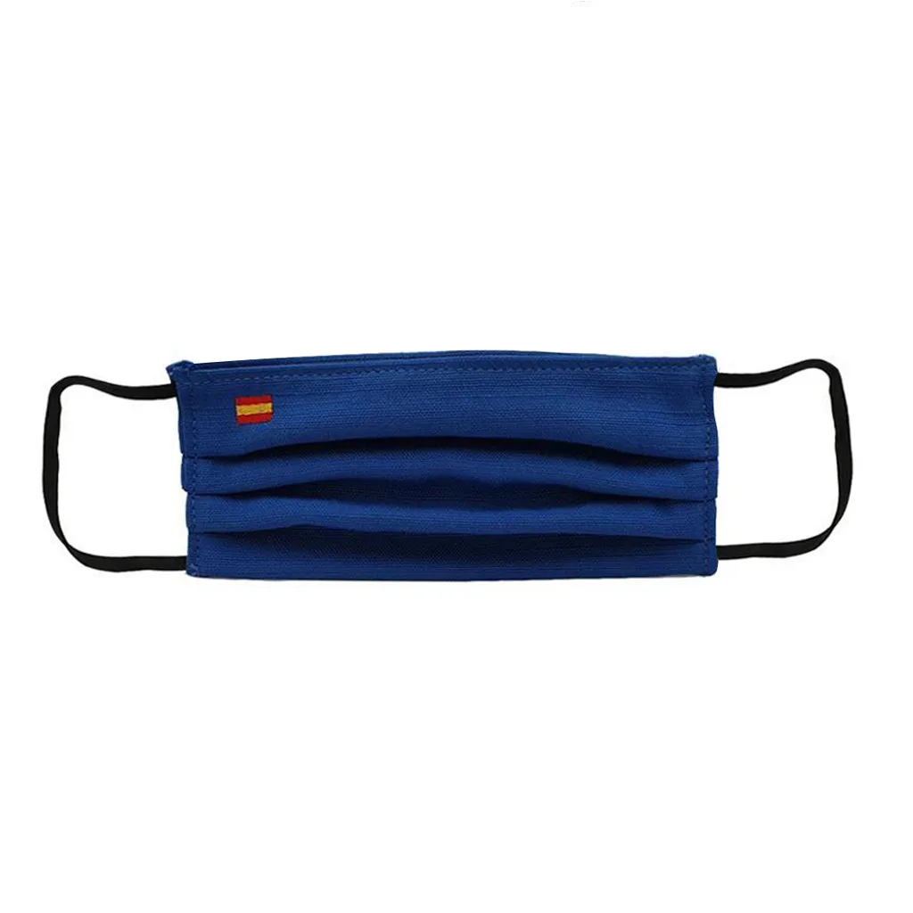 

Unisex Face Mask Men & Women Flag Embroidery Reusable Washable Dust Proof Breathable Mouth Mask With 1PC Filter Mascarillas