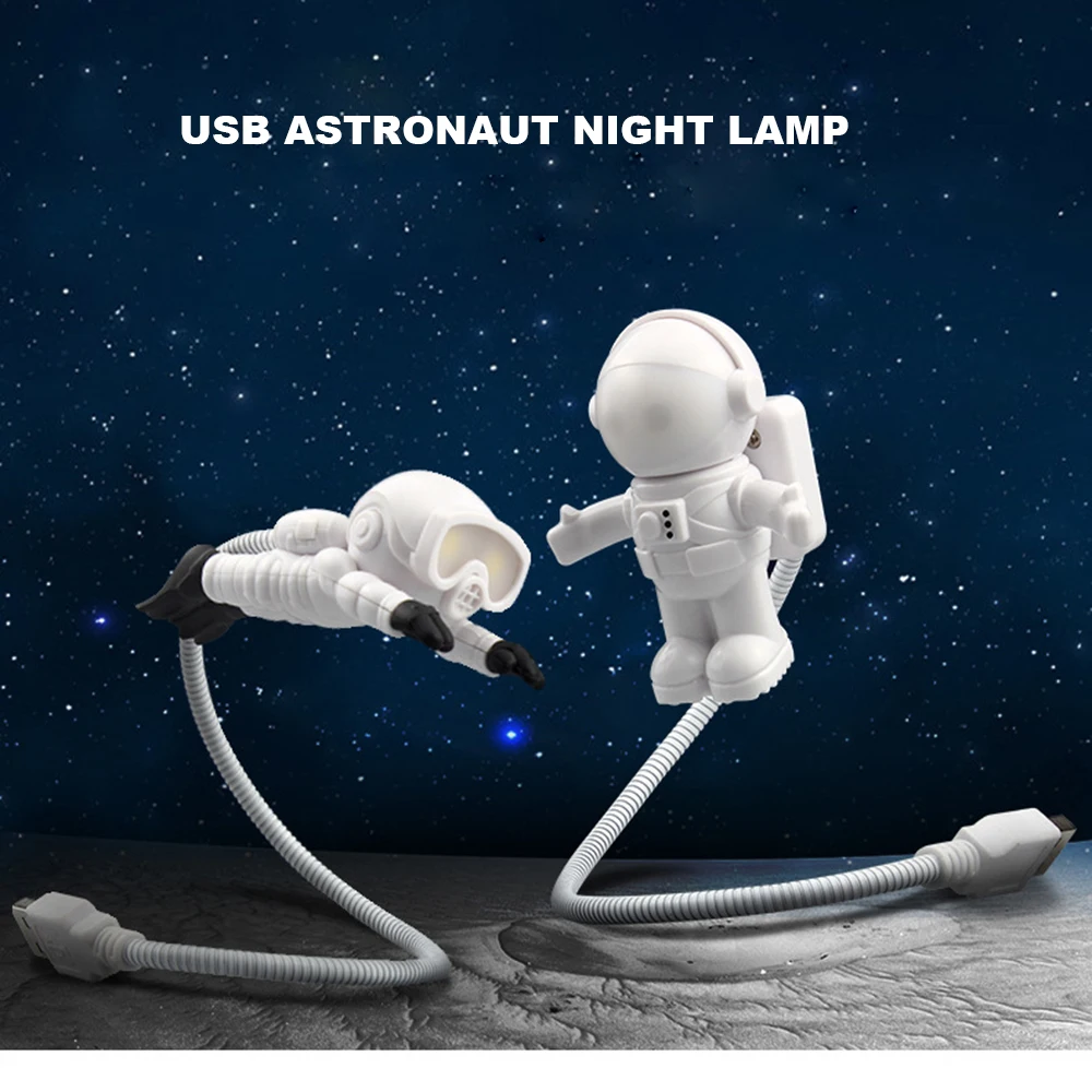 Новое поступление ночники со светодиодной подсветкой в виде астронавта с USB для