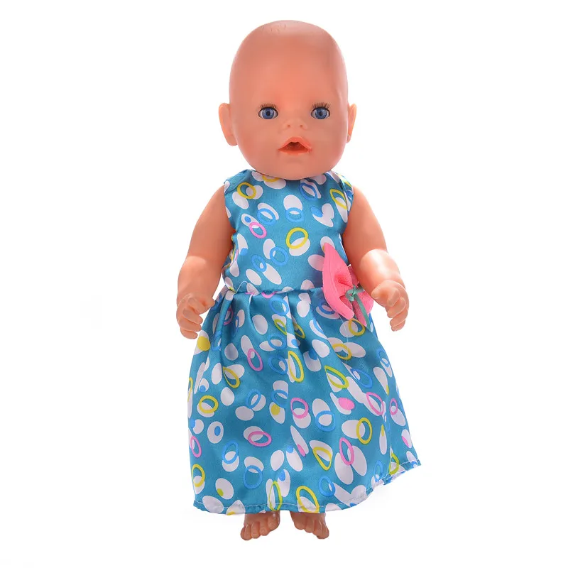 Кукла в купальнике С Рисунком бабочки платье для 18 дюймов американская кукла и 43